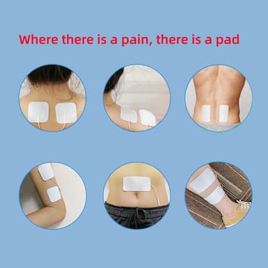 2.0 Electrode Massage Replacement Pads, 10 pack Vit