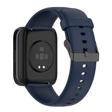 SKG V9 Pro, Amazfit Bip5 Unity Liquid Silicone Watch Armband Mörkblå