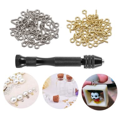 49 PC 0,5-3,0 mm Höghastighetstål Miniborrset Svart