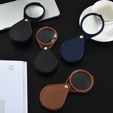 Fickförstoringsglas Svart