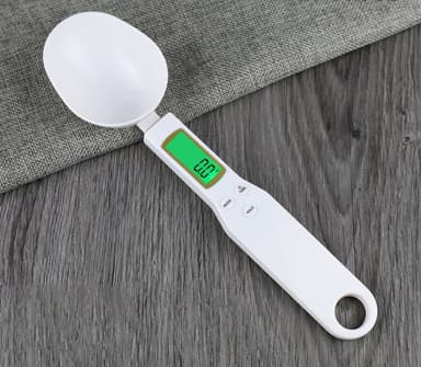 Digital Skedvåg 500 g / 0.1 g Vit