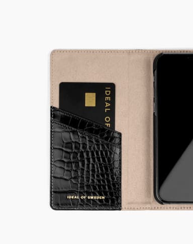 Cora Phone Wallet Galaxy S22 Ultra Jet Black Croco