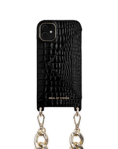 Necklace Case iPhone 11 / XR Neo Noir Croco