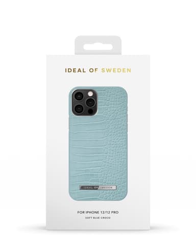 Atelier Case iPhone 12 / 12 Pro Soft Blue Croco