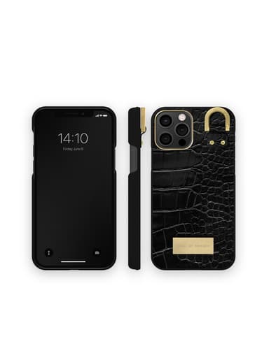 Atelier Case iPhone 12 / 12 Pro Black Croco