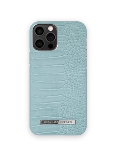 Atelier Case iPhone 12 / 12 Pro Soft Blue Croco