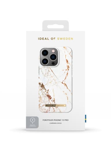 Printed Case MagSafe 13 Pro Cararra Gold