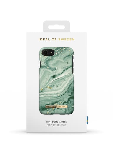 Printed Case iPhone 8 / 7 / 6 / 6S / SE Mint Swirl Marble