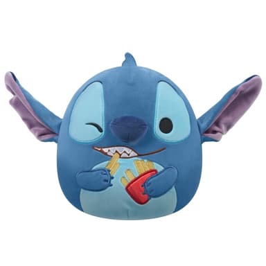Squishmallows 20 cm Disney Stitch med pommes frites i handen (219363)