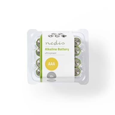 Nedis Alkaline Batteri AAA | 1.5 V DC | 20-Pack
