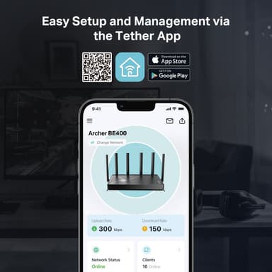 TP-Link Archer BE400 WiFI 7 router