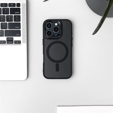 Magnetiskt bakskal till iPhone 16 Plus - Svart
