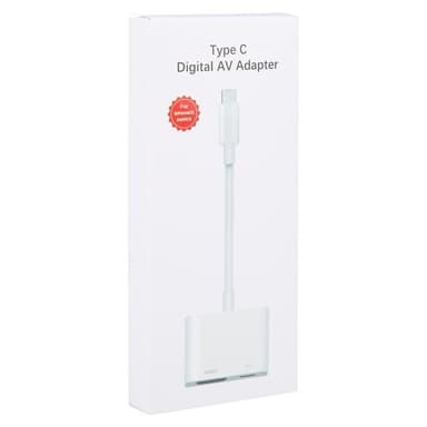 USB-adapter USB-C till HDMI + USB-C med hög upplösning