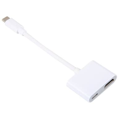 USB-adapter USB-C till HDMI + USB-C med hög upplösning