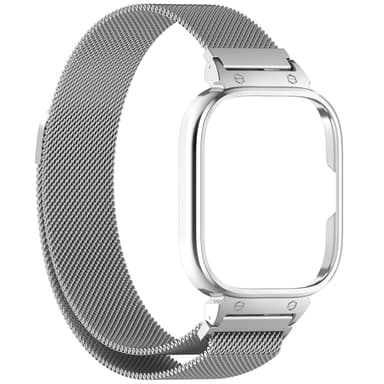 Metallramfodral med integrerad rem för Redmi Watch 4 Silver