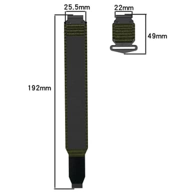 22 mm Klockarmband för Garmin Quatix 7 Pro/FeniX/Fenix 6/Fenix 5 Storl