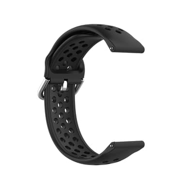 Enfärgad sportarmbandsarmband för Samsung Galaxy Watch 20mm Svart