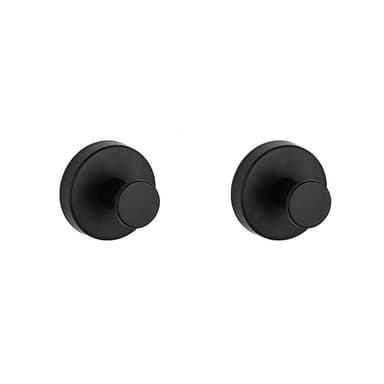 Krokar med Sugkopp, 2 pack Svart