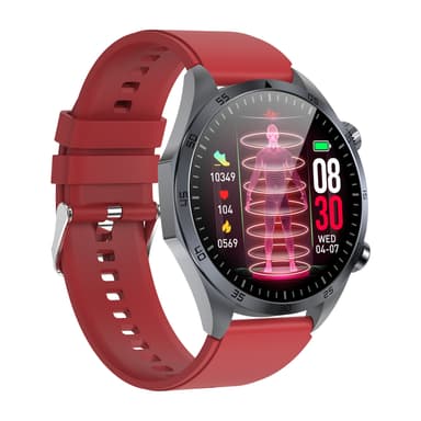 Smartwatch med avancerad hälsoövervakning Röd