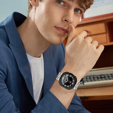 Klockband i Rostfritt Stål för Samsung Galaxy Watch 7 Ultra 47MM Slive