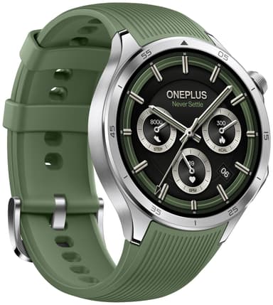 OnePlus Watch 3 hybridklocka 46 mm (Emerald Titanium)