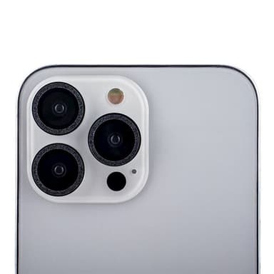 Härdat skydd för kamera till iPhone 16 Plus - Svart/Romb