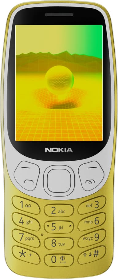 Nokia 3210 4G mobiltelefon (guld)