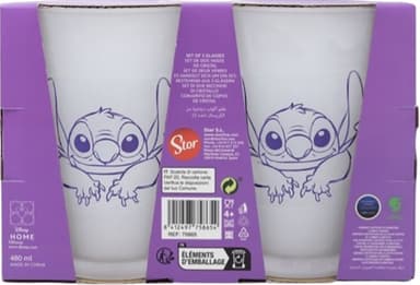 Konix Stitch vattenglas (2-pack)