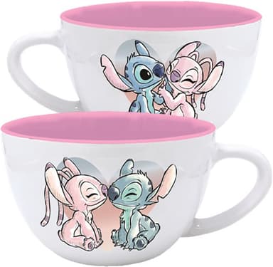 Konix Stitch mugg (Stitch & Angel Jumbo)