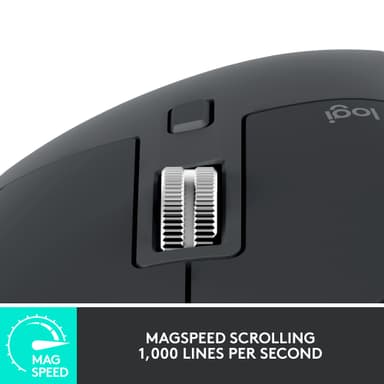 Logitech MX Master 3S trådlös mus (grafit)