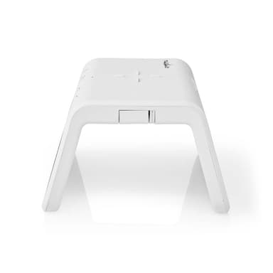 Nedis Trådlös laddare för Väckarklocka | Qi certifierad | 5 / 7.5 / 10 / 15 W | USB A-Hane | Nattlampa | 2 Larmtider | Snooze-funktion
