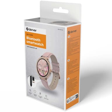 Denver SWC-342RO Bluetooth SmartWatch with heart rate & blood oxygen sensor