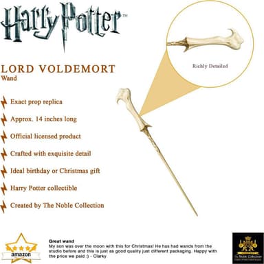 Noble Collection Harry Potter leksakstrollspö (Voldemort's trollspö)