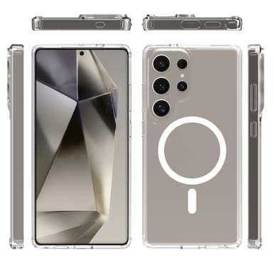 Mobique Magnetic Hybrid Case Samsung Galaxy S25 Ultra Clear