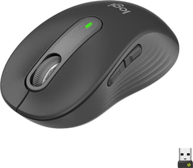 Logitech Signature M650 medium trådlös mus (grafit)