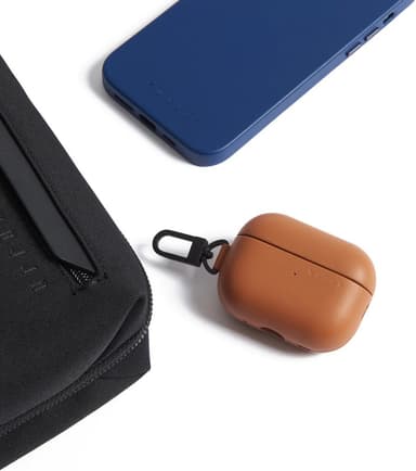 Mujjo Echelon AirPods Pro 2 fodral (brunt)