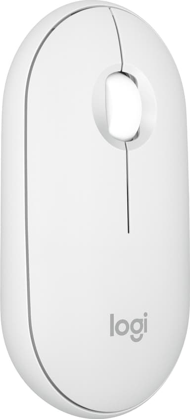 Logitech Pebble Mouse 2 M350s trådlös mus (Off-White)