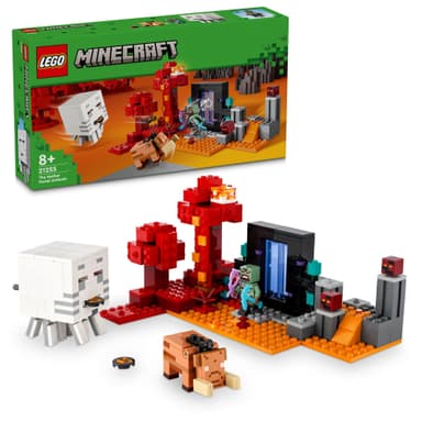 LEGO Minecraft Attack vid Nether-portalen 21255