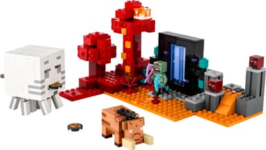 LEGO Minecraft Attack vid Nether-portalen 21255