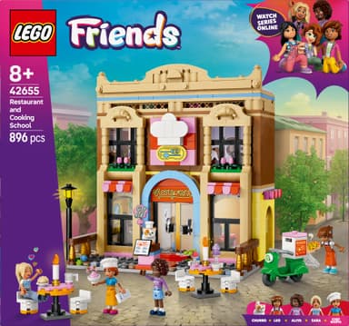 LEGO Friends Restaurang och matlagningsskola 42655
