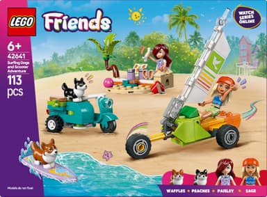 LEGO Friends Äventyr med surfhundar och vespa 42641