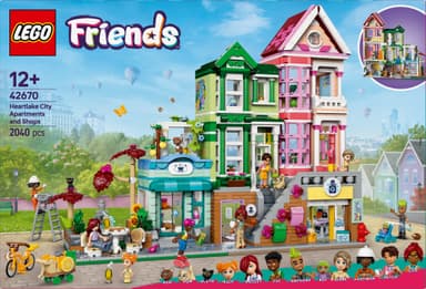 LEGO Friends Heartlake Citys lägenheter och butiker 42670