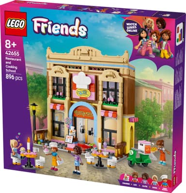 LEGO Friends Restaurang och matlagningsskola 42655