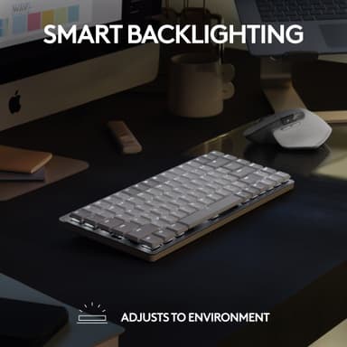 Logitech MX Mechanical Mini Mac trådlöst tangetbord (space grey)