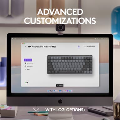 Logitech MX Mechanical Mini Mac trådlöst tangetbord (space grey)