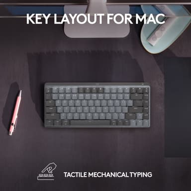 Logitech MX Mechanical Mini Mac trådlöst tangetbord (space grey)