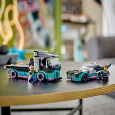 LEGO City Racerbil och biltransport 60406