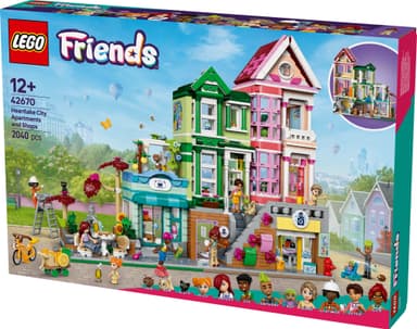 LEGO Friends Heartlake Citys lägenheter och butiker 42670
