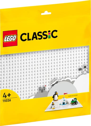 LEGO Classic Vit basplatta 11026