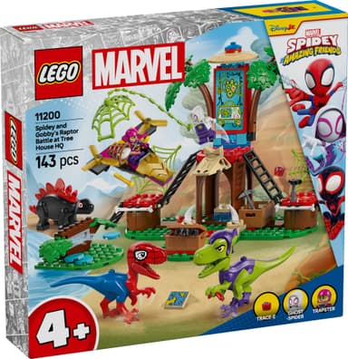 LEGO Spidey Spideys och Gobbys raptorstrid vid trädkojan 11200